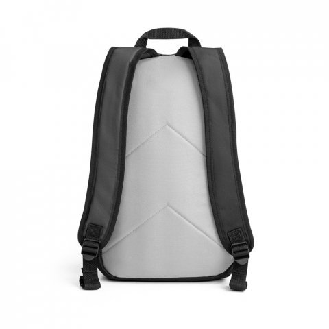 TURIM II. 600D &aring;tervunnen polyester ryggs&auml;ck - Svart
