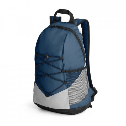 TURIM II. 600D &aring;tervunnen polyester ryggs&auml;ck - Bl&aring;