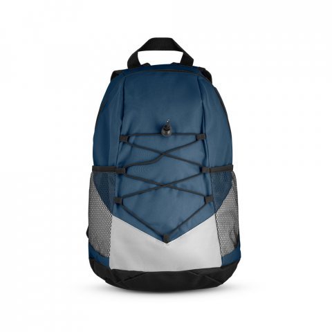 TURIM II. 600D &aring;tervunnen polyester ryggs&auml;ck - Bl&aring;