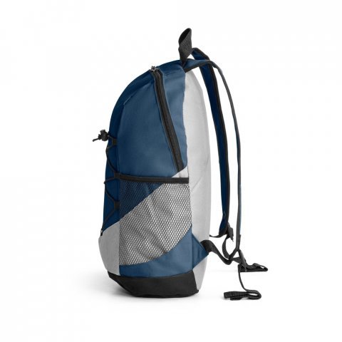 TURIM II. 600D &aring;tervunnen polyester ryggs&auml;ck - Bl&aring;