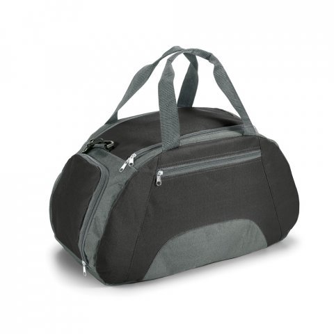 FIT. Bolsa de deportes poli&eacute;ster 600D - Negro