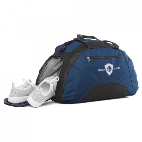 FIT. Bolsa de deportes poli&eacute;ster 600D - Azul