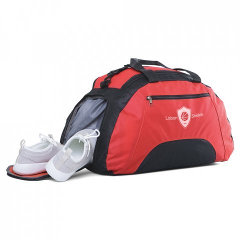 FIT. Bolsa de deportes poli&eacute;ster 600D - Rojo