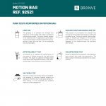 Motion Bag. resep&aring;se i katjonisk h&ouml;gdensitets 600D twillpolyester och PU
