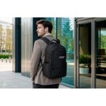 BOSTON SOLID. Zaino per laptop (17") in nylon 150D con 2 scomparti imbottiti