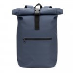 PORTLAND. PU roll top ranac sa džepom za laptop od 16" - Plava