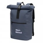 PORTLAND. PU roll top ranac sa džepom za laptop od 16" - Plava