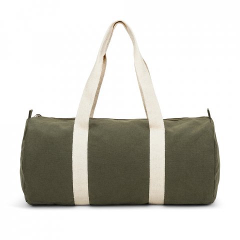 SAINT SPORT. Sporttas van gerecycled katoen en gerecycled polyester (380 g/m&sup2;) - Donkergroen