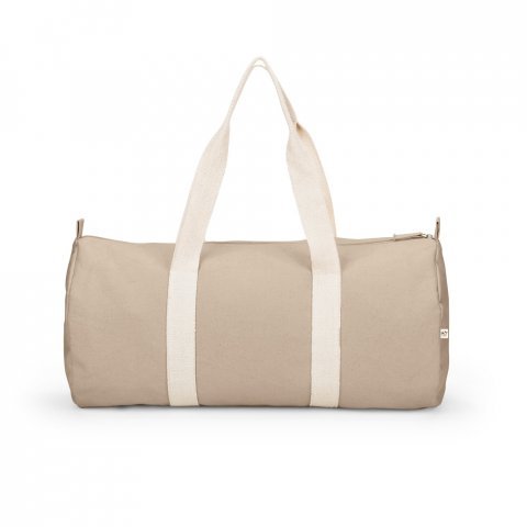 SAINT SPORT. Sporttas van gerecycled katoen en gerecycled polyester (380 g/m&sup2;) - Naturel