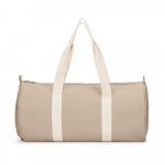 SAINT SPORT. Sporttas van gerecycled katoen en gerecycled polyester (380 g/m&sup2;) - Naturel