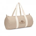 SAINT SPORT. Sporttas van gerecycled katoen en gerecycled polyester (380 g/m&sup2;) - Naturel