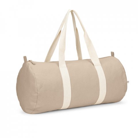 SAINT SPORT. Sporttas van gerecycled katoen en gerecycled polyester (380 g/m&sup2;) - Naturel