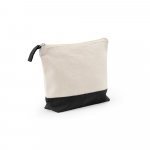 DAPHNE. Kosmetikpung i 100% bomuld (340 g/m&sup2;) i to farver - Sort