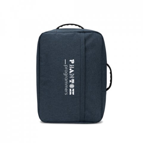 NIAMEY. Sac &agrave; dos pour ordinateur portable 15,6" en polyester recycl&eacute; 300D haute densit&eacute; - Bleu