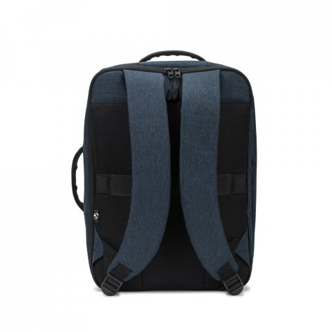 NIAMEY. Sac &agrave; dos pour ordinateur portable 15,6" en polyester recycl&eacute; 300D haute densit&eacute; - Bleu