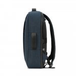 NIAMEY. Sac &agrave; dos pour ordinateur portable 15,6" en polyester recycl&eacute; 300D haute densit&eacute; - Bleu