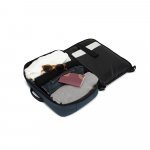 NIAMEY. Sac &agrave; dos pour ordinateur portable 15,6" en polyester recycl&eacute; 300D haute densit&eacute; - Bleu