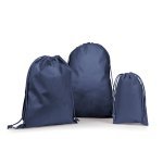 GIFT BAG S. Lille varmeforseglet non-woven pose (60 g/m&sup2;) - Bl&aring;