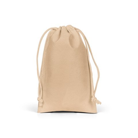 GIFT BAG S. Lille varmeforseglet non-woven pose (60 g/m&sup2;) - Lysebrun