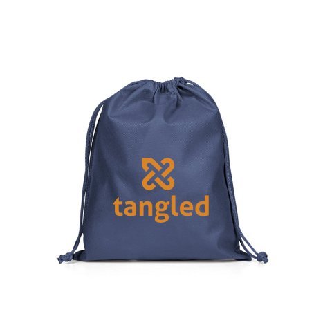 GIFT BAG M. Mellemstor non-woven pose (60 g/m&sup2;) varmeforseglet - Bl&aring;