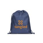 GIFT BAG M. Mellemstor non-woven pose (60 g/m&sup2;) varmeforseglet - Bl&aring;