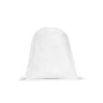 GIFT BAG M. Mellemstor non-woven pose (60 g/m&sup2;) varmeforseglet - Hvid