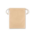 GIFT BAG M. Mellemstor non-woven pose (60 g/m&sup2;) varmeforseglet - Lysebrun