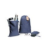GIFT BAG L. Stor varmeforseglet non-woven pose (60 g/m&sup2;) - Bl&aring;