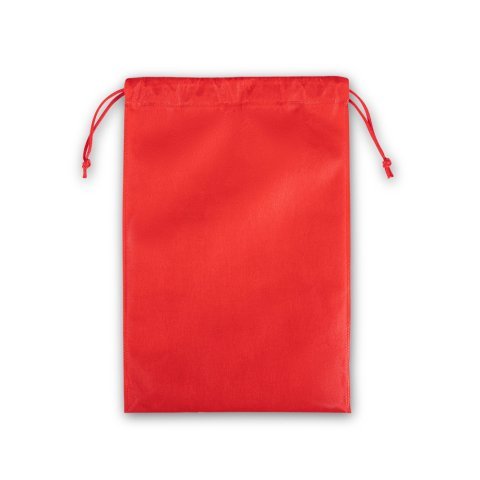 GIFT BAG L. Stor varmeforseglet non-woven pose (60 g/m&sup2;) - R&oslash;d 
