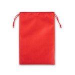 GIFT BAG L. Stor varmeforseglet non-woven pose (60 g/m&sup2;) - R&oslash;d 