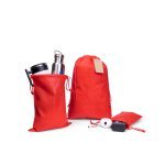 GIFT BAG L. Stor varmeforseglet non-woven pose (60 g/m&sup2;) - R&oslash;d 