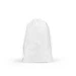 GIFT BAG L. Stor varmeforseglet non-woven pose (60 g/m&sup2;) - Hvid