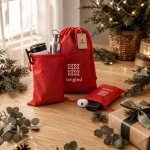 GIFT BAG L. Stor varmeforseglet non-woven pose (60 g/m&sup2;)