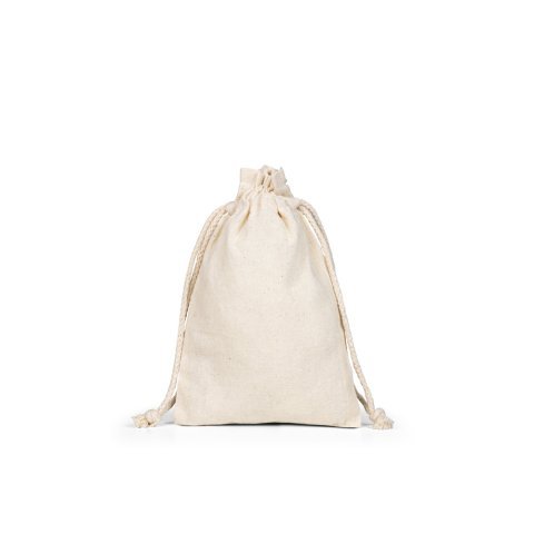 GIFTWRAP S. Lille taske, 100% bomuld (120 g/m&sup2;) - Let natur