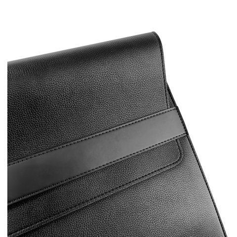 VENTURE NOTEBOOK. PU-omslag til notesb&oslash;ger op til 14" - Sort