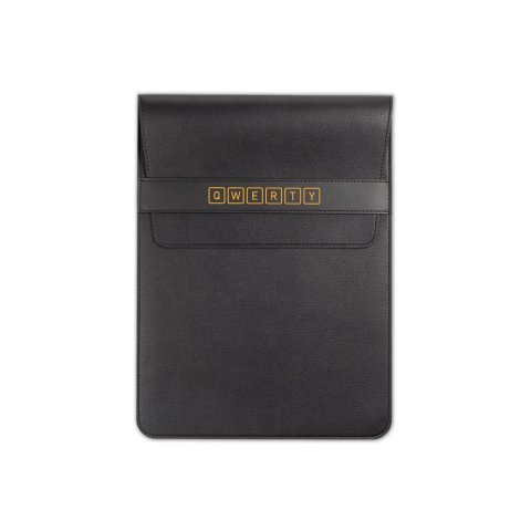 VENTURE NOTEBOOK. PU-omslag til notesb&oslash;ger op til 14" - Sort