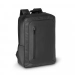 OSASCO. 15" laptop backpack in high-density 600D recycled polyester - Black