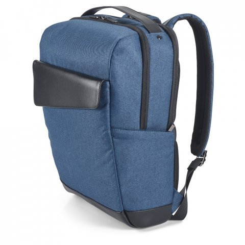 MOTION BACKPACK. Mochila de  sarga de poli&eacute;ster 600D y PU - Azul