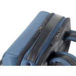 MOTION BACKPACK. Mochila de  sarga de poli&eacute;ster 600D y PU - Azul