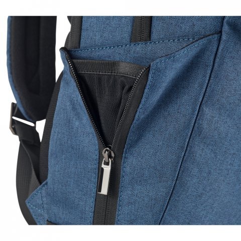 MOTION BACKPACK. Mochila de  sarga de poli&eacute;ster 600D y PU - Azul