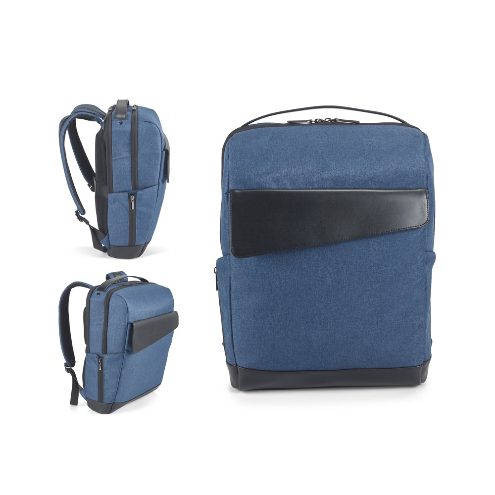 MOTION BACKPACK. Zaino in PU e poliestere twill 600D