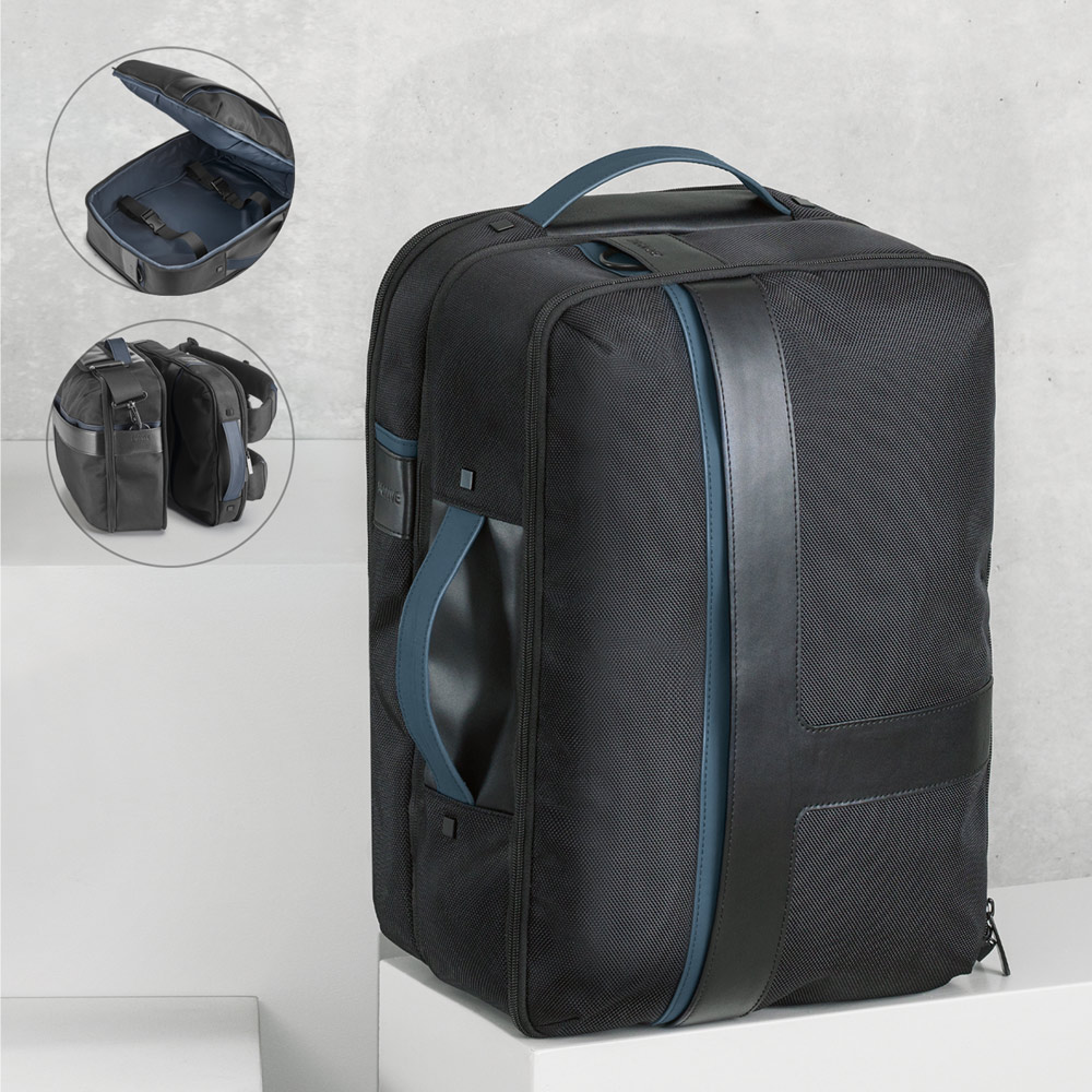 DYNAMIC BACKPACK I. Zaino porta PC 15'6'' 2 in 1 in poliestere 1680D e nylon