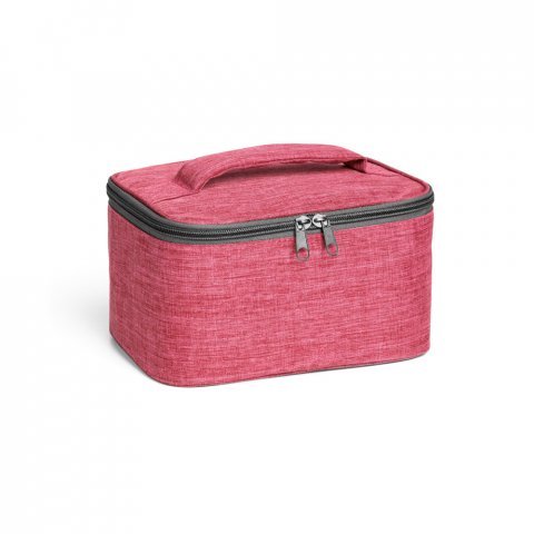 ELIZA. 300D sminkv&auml;ska med vadderat handtag - Rosa