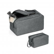 WAYNE. Toiletry bag in high density 600D with handle