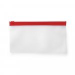 INGRID. Sacchetto multiuso in EVA con chiusura a cursore colorata - Rosso