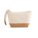 BLANCHETT. Trousse de toilette 100% coton et li&egrave;ge - Naturel clair