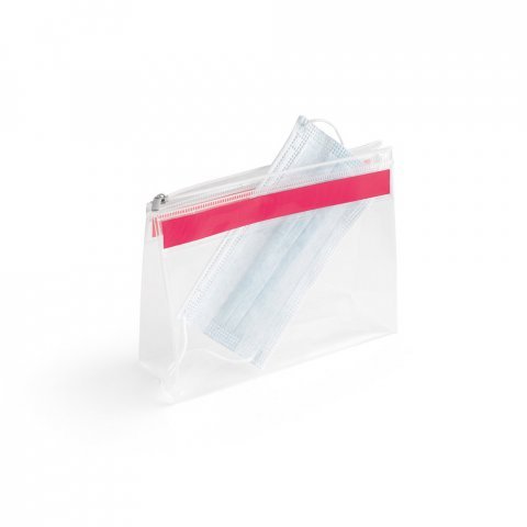 CHASTAIN. Etui z EVA z zamkiem błyskawicznym i metalową rączką - R&oacute;żowy