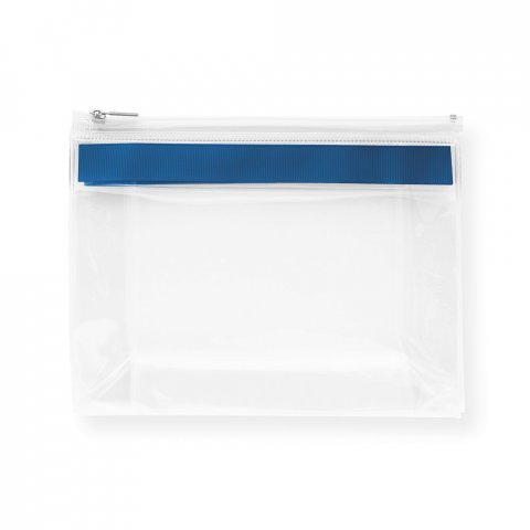 CHASTAIN. Etui z EVA z zamkiem błyskawicznym i metalową rączką - Granatowy