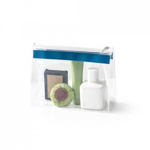 CHASTAIN. Etui z EVA z zamkiem błyskawicznym i metalową rączką - Granatowy