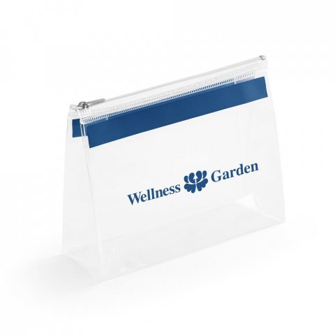 CHASTAIN. Etui z EVA z zamkiem błyskawicznym i metalową rączką - Granatowy